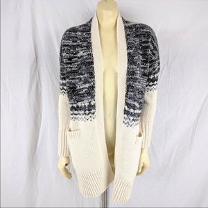 Banana Republic Fair Isle open cardigan